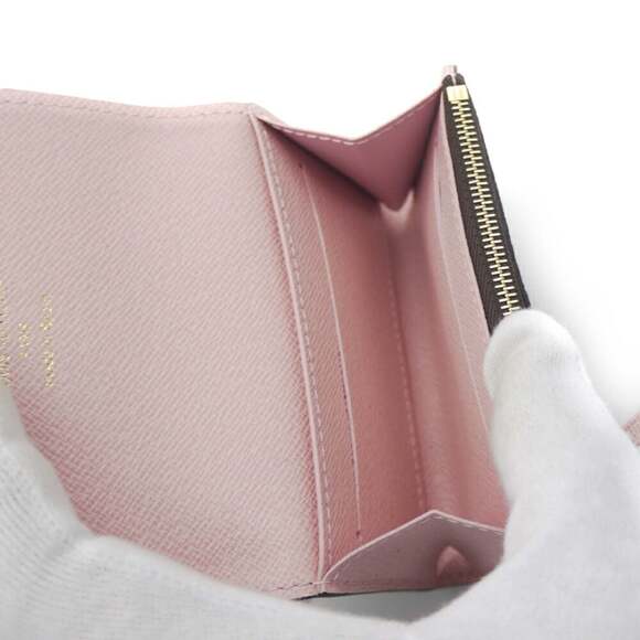 LOUIS VUITTON Louis Vuitton Porte Monnaie Rosalie M62361 Rose Ballerine Coin ... - Picture 7 of 10